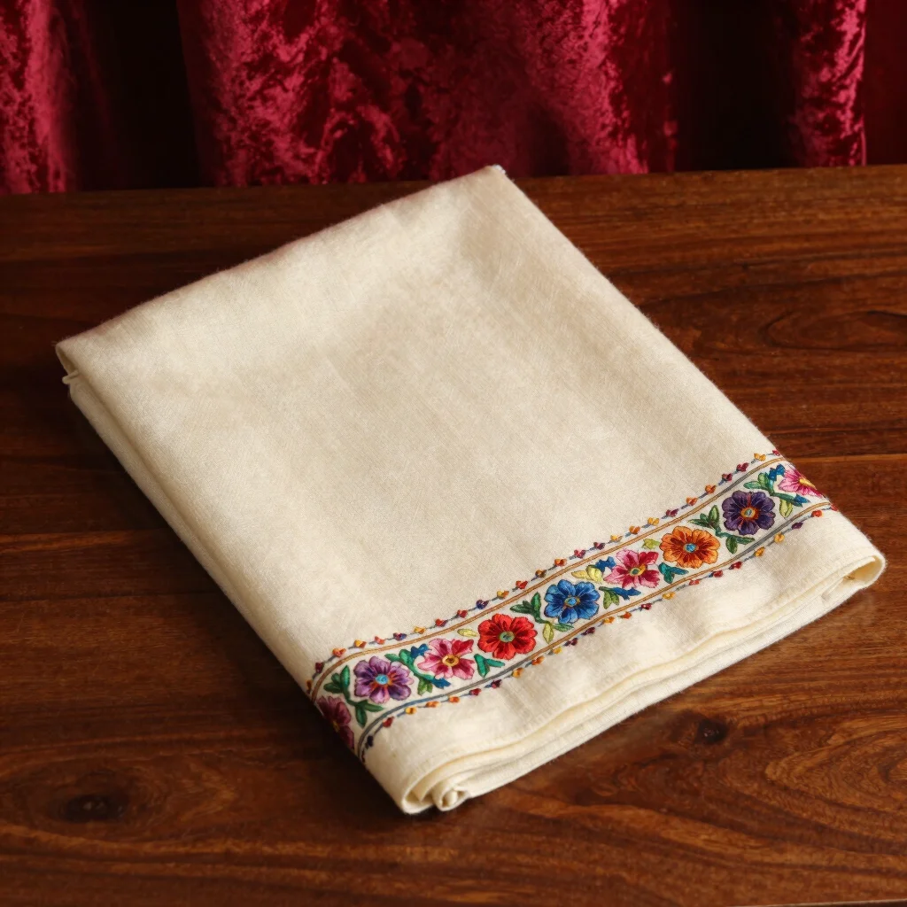 Hand-Spun Kashmiri Pashmina Shawl